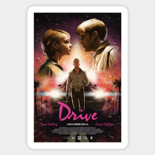 Drive Poster Sticker